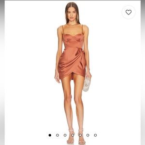 x REVOLVE Banks Mini Dress in Brown
Michael Costello size xs